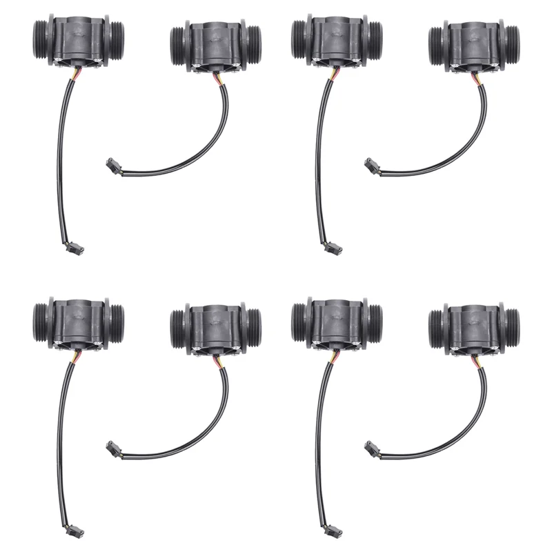 

A03F-8PCS Water Flow Sensor Fuel Flow Meter Water Meter Sensor Flowmeter Water Sensor FS400A G1 DN25 1-60L/Min