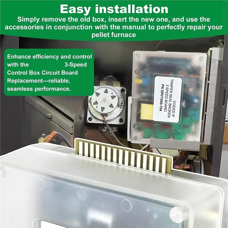 BBNV-SRV7000-704 SRV7000-205 For Quadra Fire Compatible 3-Speed Control Box Circuit Board For Pellet Stove