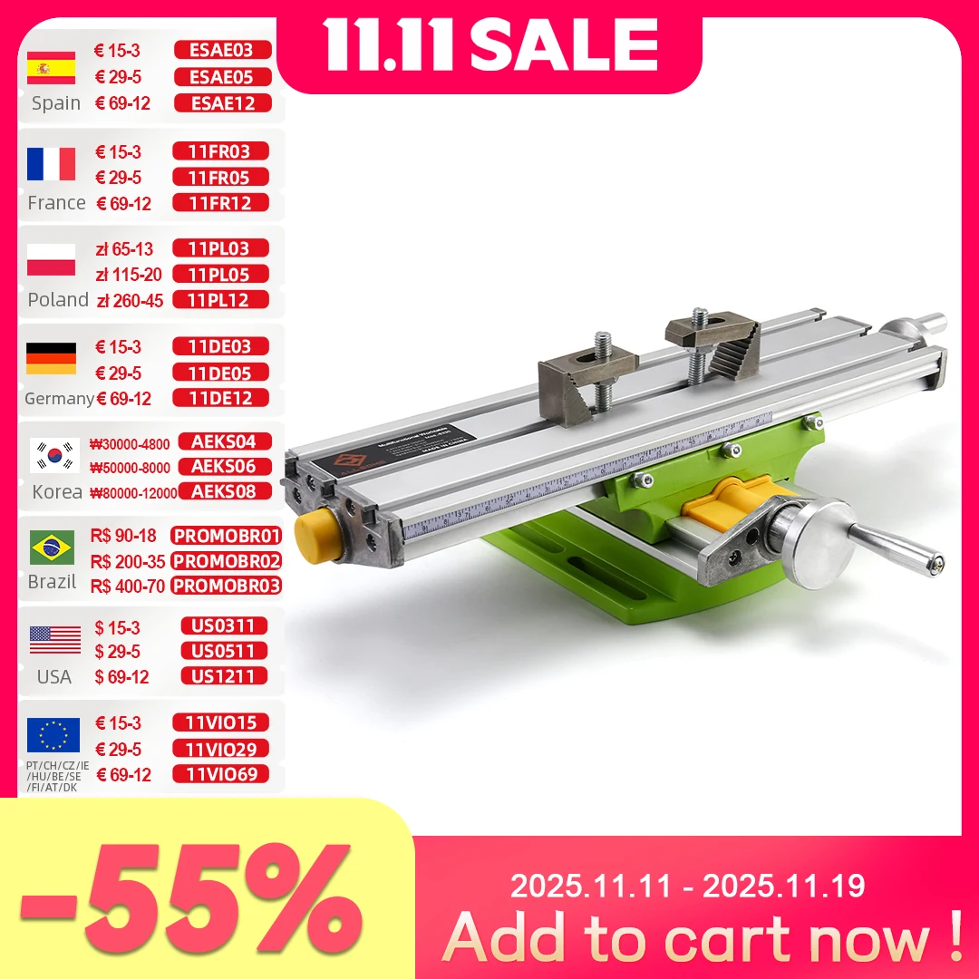 Mini Precision Milling Machine with Drill Vise