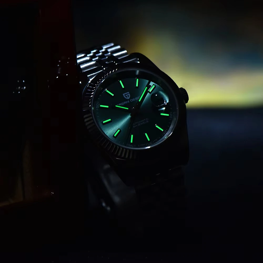 PAGANI DESIGN Original 42MM Automatic Men Mechanical Watches Top Brands Japan NH35 Waterproof Stainless Watch for Men PD-1645