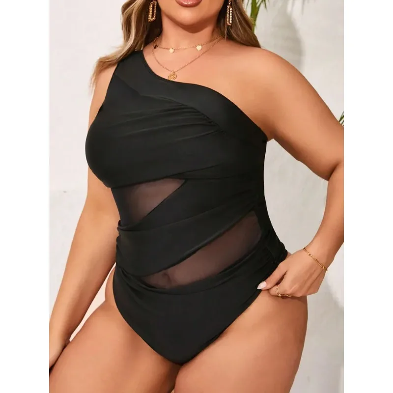 Sexy Black Swimsuits One Piece Women Closed Swimwear Push Up Swimming Wear Bodysuit Bathing Suits Beachwear Pool Bather Summer
