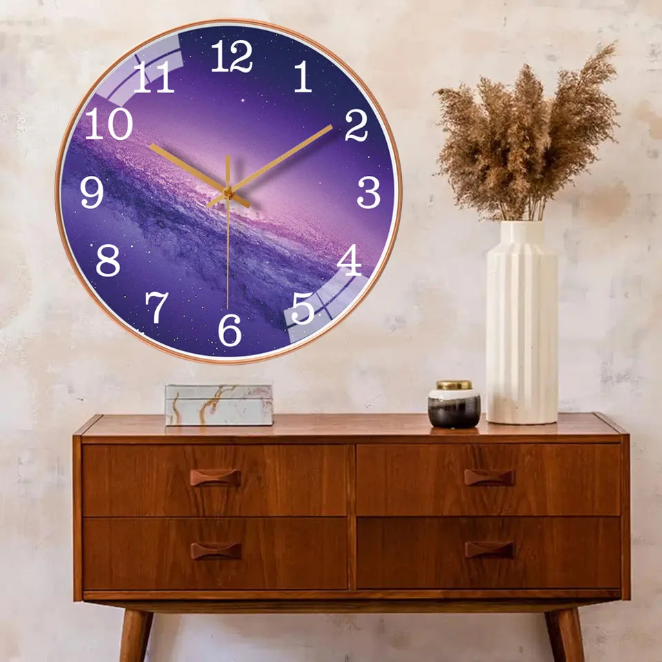 Creative European Style Wall Clock Travel Time Accuracy Sound Off Stylish and Simple Wall Clock for Kitchen Coffee Shop