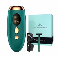 Portable IPL Laser Epilator 999999 Flashes - Painless, Permanent Hair Removal for Women’s Body and Bikini Line