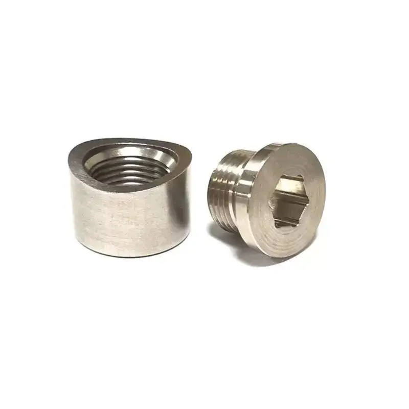 

New Thread Oxygen Sensor Bung Stainless Steels Plug Wideband Nut Fitting Weld M18x1.5 Car Accessories