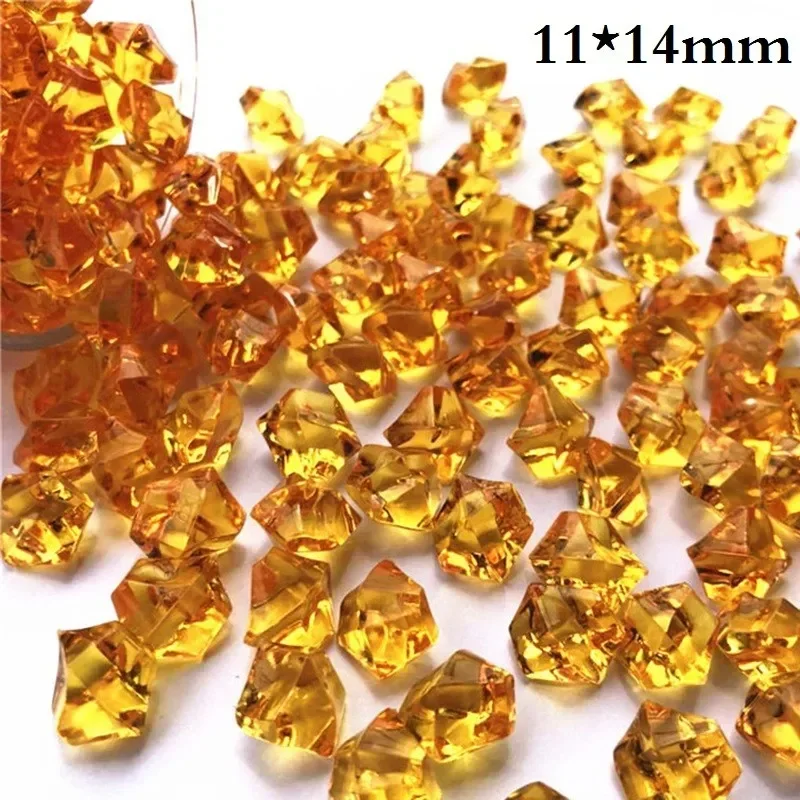 Sparkling Acrylic Gem Stones for Vase and Jewelry Perfect Casement Ornaments Multiple Color Options Pack of 150pcs