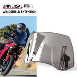 Fit for YAMAHA Tracer 9 GT Motorcycle Windshield Extension Adjustable Spoiler Clamp-On Windscreen Deflector Part