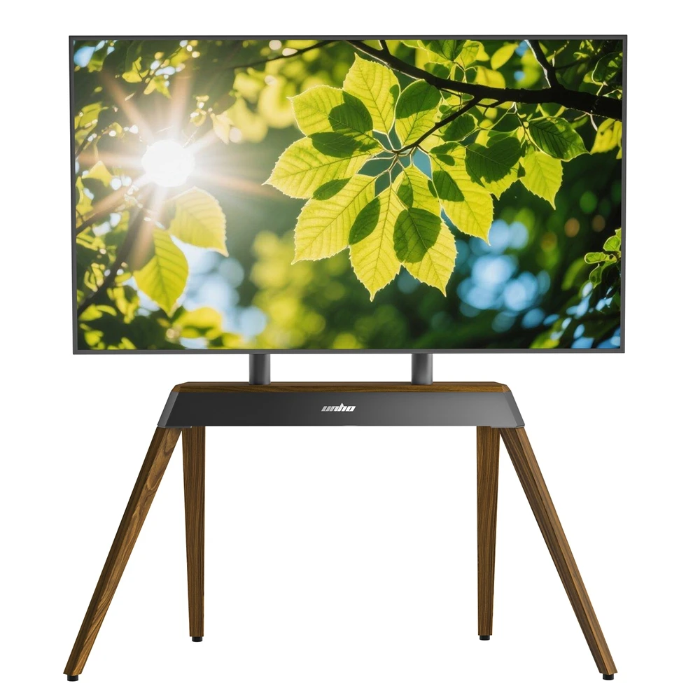 Heavy Duty Metal TV Floor Stand for 40-86 Inches LED LCD Flat Screen Height Adjustable