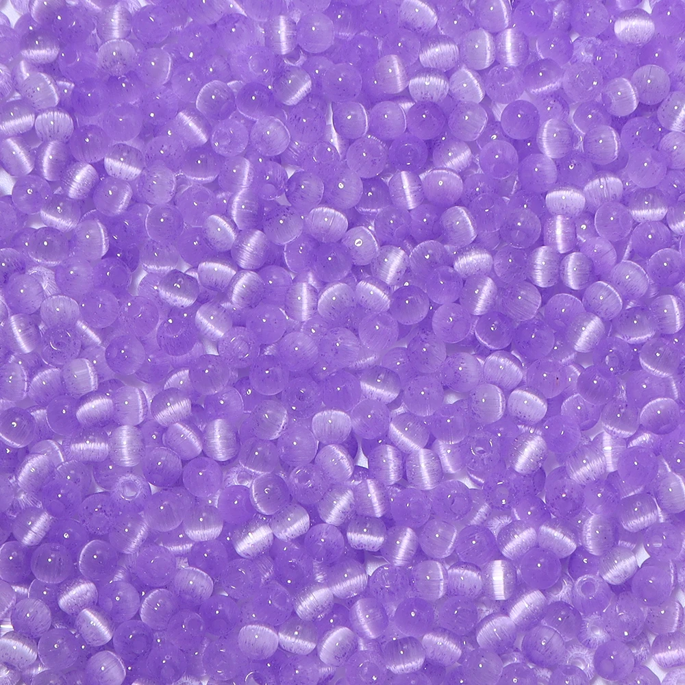 30g 4mm Katzenaugen-Glasperlen, bunte runde lose Perlen für die Schmuckherstellung, DIY-Armbänder, Halsketten, Handyketten-Zubehör – Detail 11