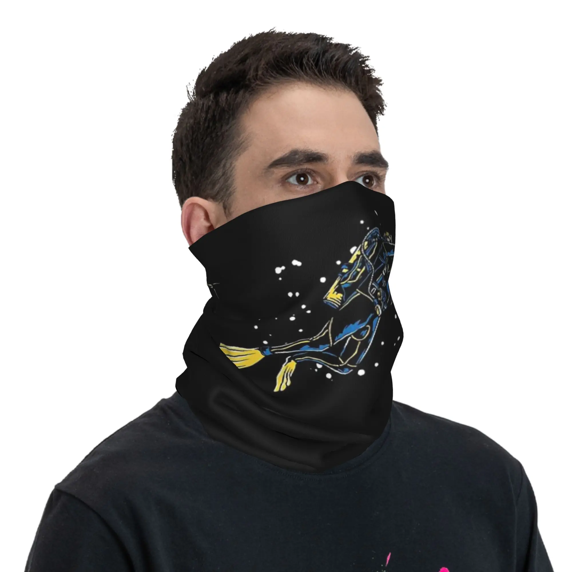 

Scuba Diving Dive Diver Sea Snorkeling Sports Bandana Neck Gaiter Printed Wrap Mask Scarf Cycling Scarf Outdoor Sports For Adult