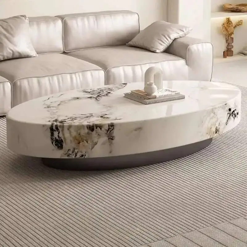 

Makeup Hallway Living Luxury Oval Coffee Tables Room Hospitality Tea Table Lounge Vintage Mesa Auxiliar Living Room Furniture