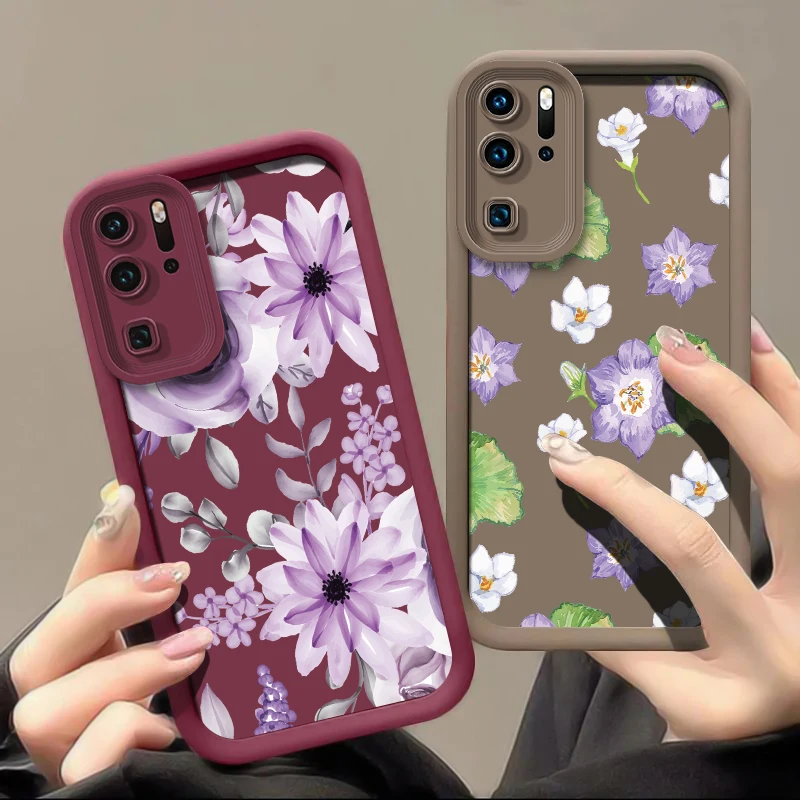 حافظة هاتف لهاتف انفينيكس هوت 40i 30i 10 20 Play 60 Pro Plus Zero 30 GT 30 20 10 Pro Note 50 40 30 VIP غطاء سيليكون بنمط الأزهار