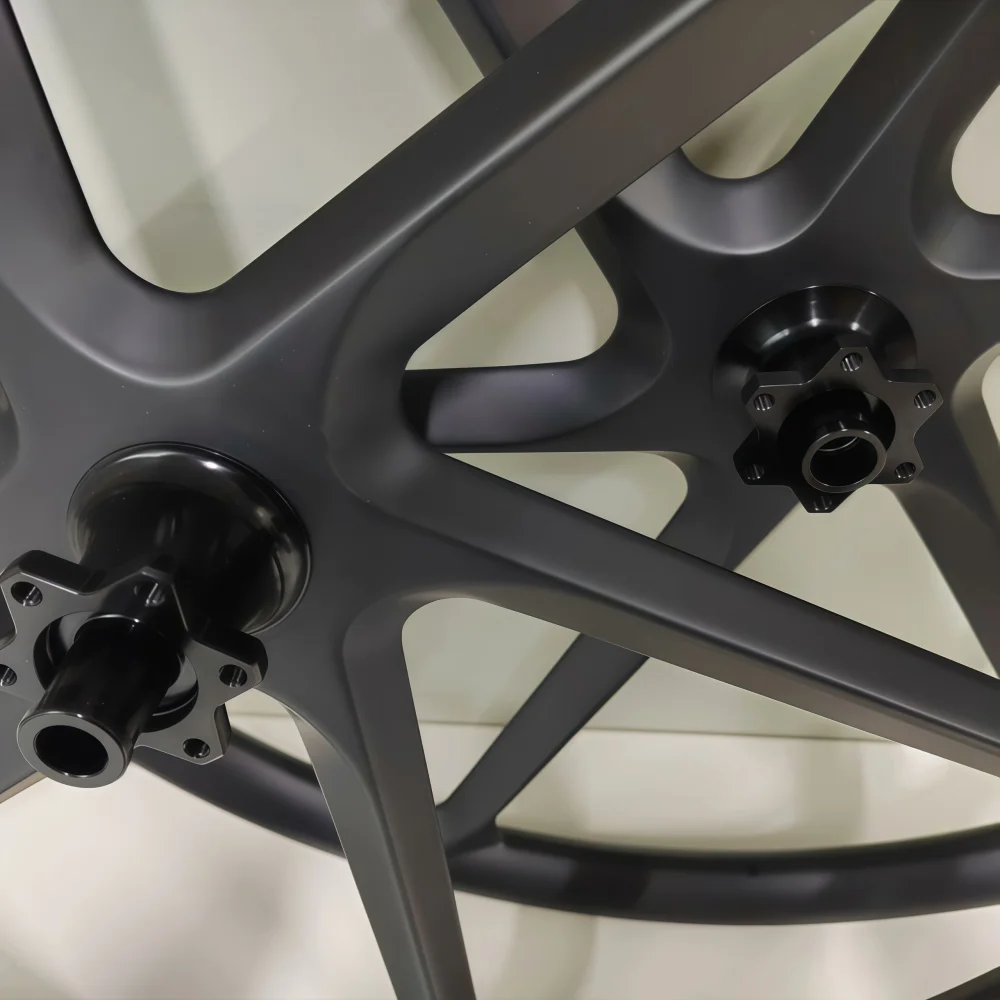 29er Wheelset 6 Spokes Carbon Wheels 36mm Outer Wide 25mm Depth XC MTB Wheels Tubeless Disc Brake