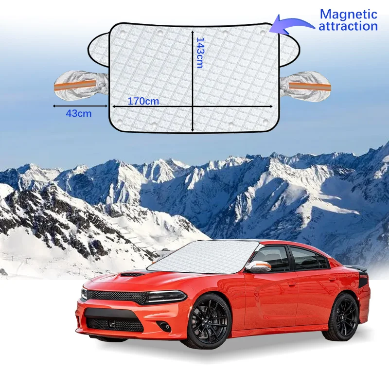 

Car Windshield Cover Magnet Winter Window Snow Shield Anti Frost Auto Front Window Snow Cover For Dodge CHARGER