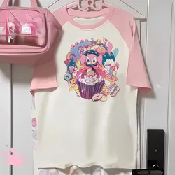 Madoka Magica t shirt teen graphic kawaii Comfortable Trendy t-shirt korean clothes 2000s harajuku kawaii Vintage Retro