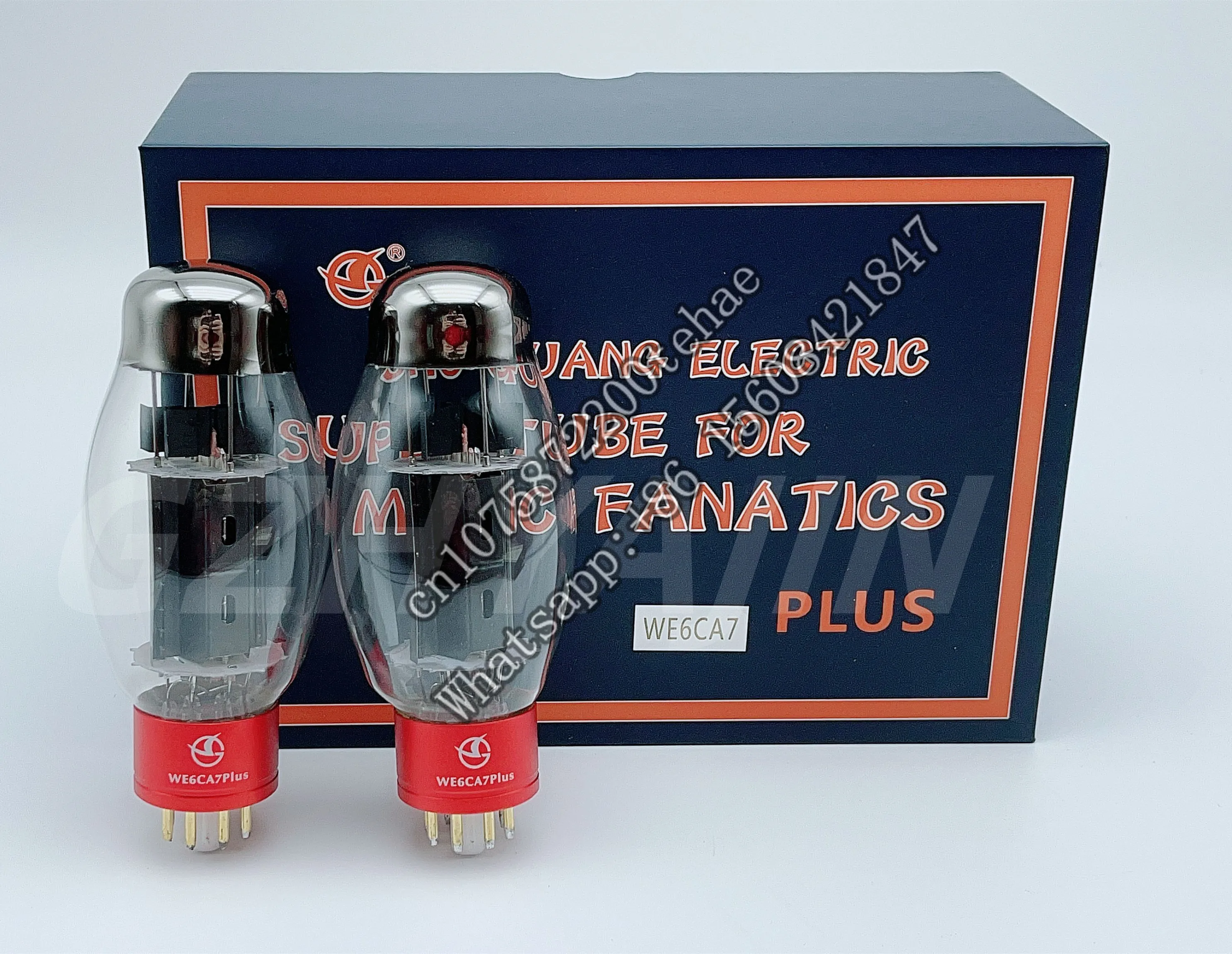 SHUGUANG WE6CA7 PLUS Vacuum Tube Replace 6CA7 EL34 6L6 KT88 6P3P For Vintage Hifi Tube Audio AMP DIY Upgrade 1 Matched Pair