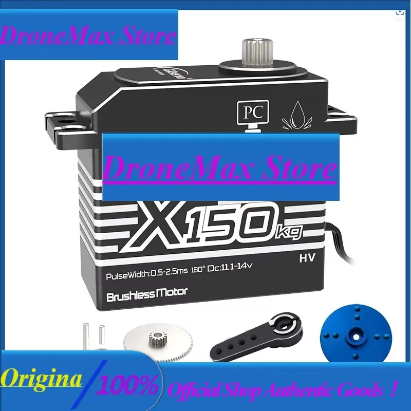 BoMassGXservo 150KG High Torque Brushless Digital Servo Metal Gear For Robotic Arm DIY Robot Climbing RC Car Upgrade Part