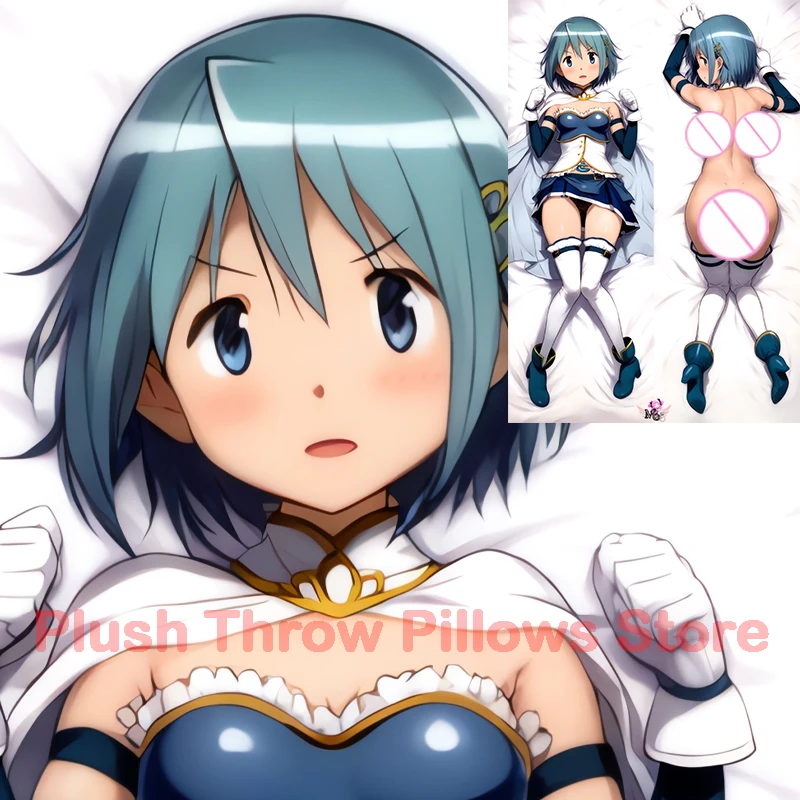 Dakimakura anime Sayaka Miki Puella Magi Madoka Magica Double-sided Print Life-size body pillows cover Adult pillowcase