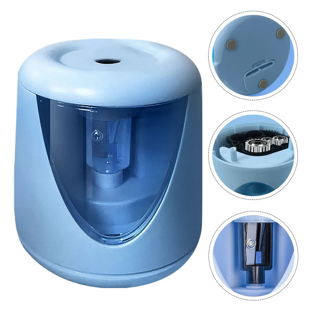 

Electric Pencil Sharpener Stationery for Kid Knife Kids Sky-blue Students Creative Sharpeners Child Pupils