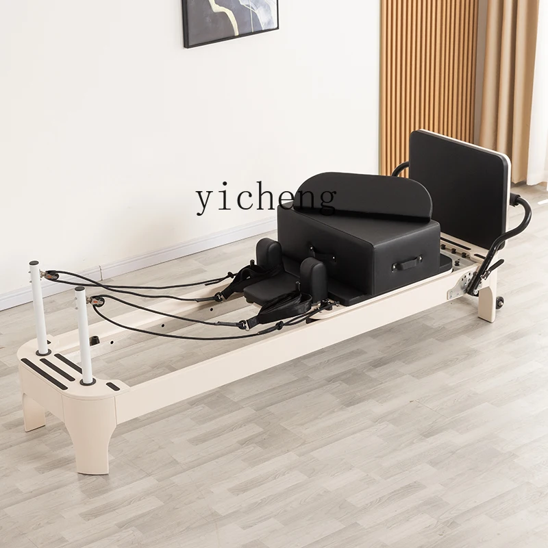 

Zc Core Small White Bed Three-in-One Sliding Large Equipment Semi-Elevated Fitness Private Education Five-Piece Equipment