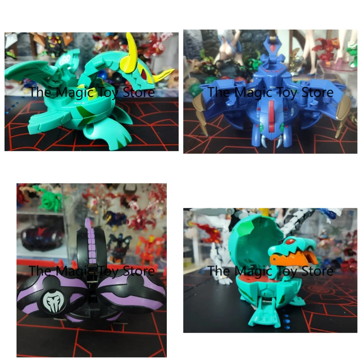 Figura de Ação Original Sega Daibakugan de Primeira Geração com Atributo de Fogo BAKUGAN TRAP TRIPOD EPSILON — Brinquedo, Presente, Modelo de Colecionador