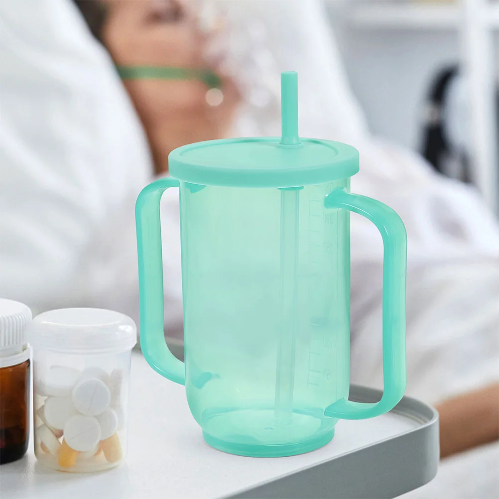 

2 Pcs Liquid Nursing Cup Elderly Bedridden Plastic Convalescent for Disabled Adults