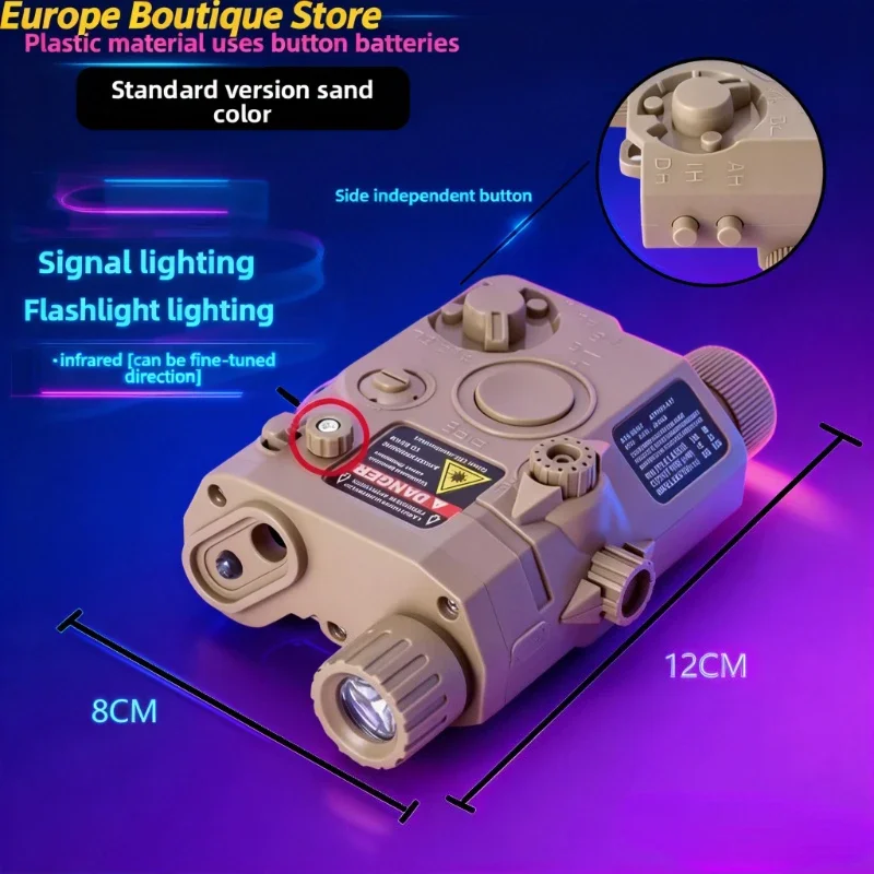 

Многофункциональный лазерный фонарь-индикатор PEQ15 НОВИНКА: Подходит для 20-мм планки для игрушечных страйкбольных пистолетов, CS и охоты