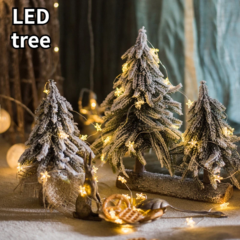 2M Artificial Plant Christmas Decoration 2023 LED White Christmas Tree DIY Wreath Home Decorations Noel Table Ornaments navidad