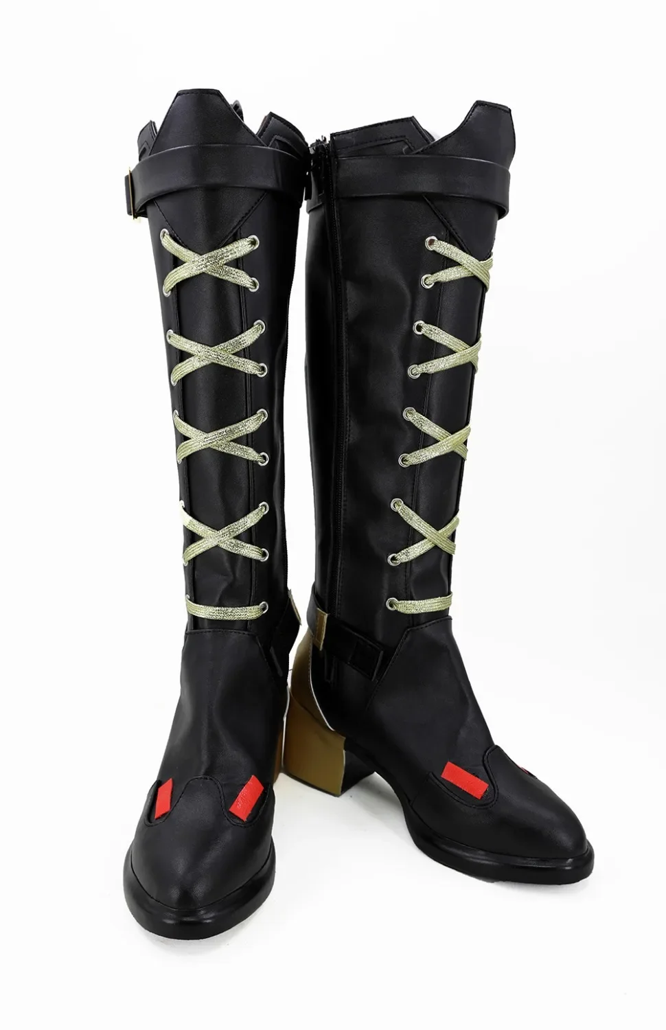 OW Ashe Elizabeth Caledonia Calamity Cosplay stivali scarpe su misura