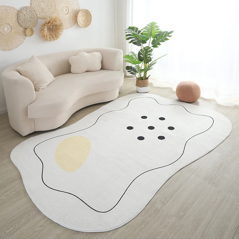 

Soft Fluffy Imitation Cashmere Carpets Home Large Area Bedroom Decor Carpet Simplicity Living Room Decoration Rugs Cloakroom Rug