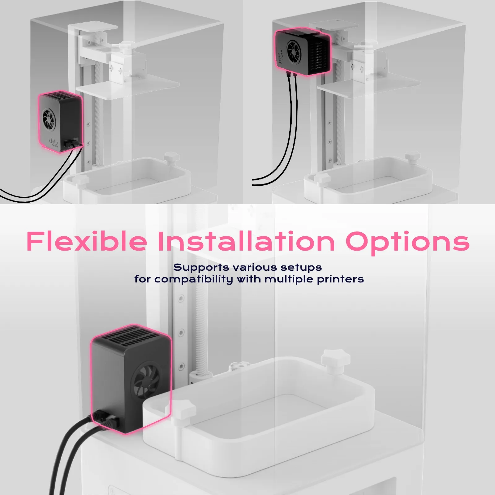 Chitu Systems H2 Mini Aquecedor Nova Atualização para Filamento de Resina Impressora 3D para Anycubic ELEGOO Creality para Acessórios de Impressora 3D