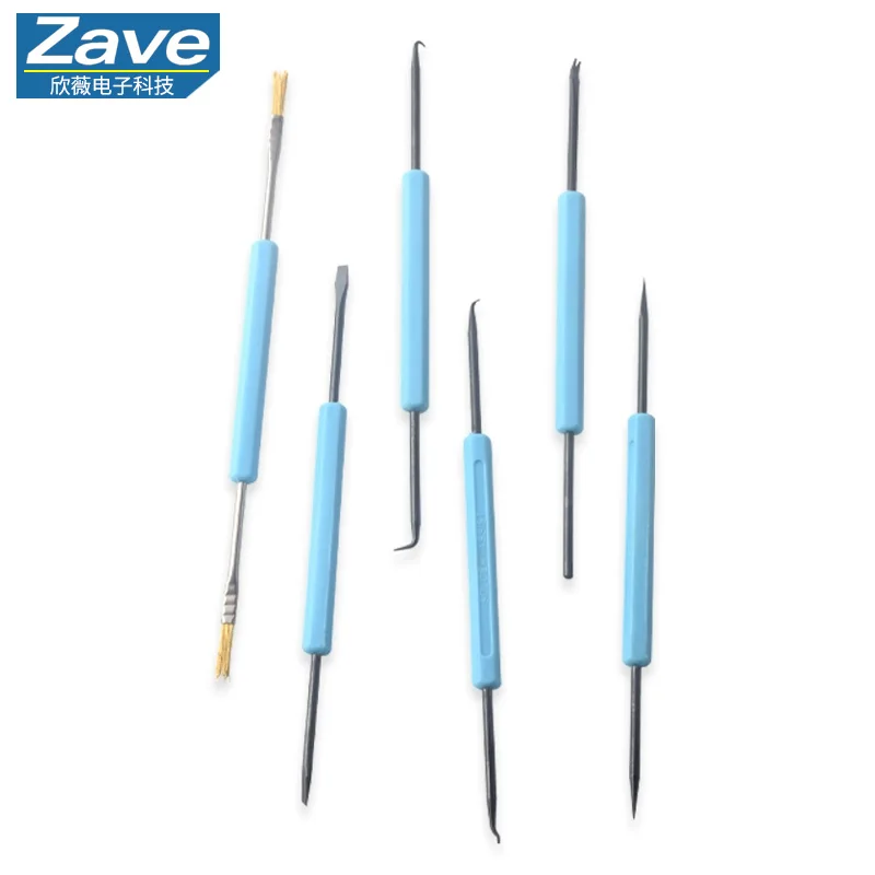 6-Piece Soldering Aid Tool Set SA-10 6-in-1 Soldering Helper Kit 12 Functions for Soldering Iron Assistance