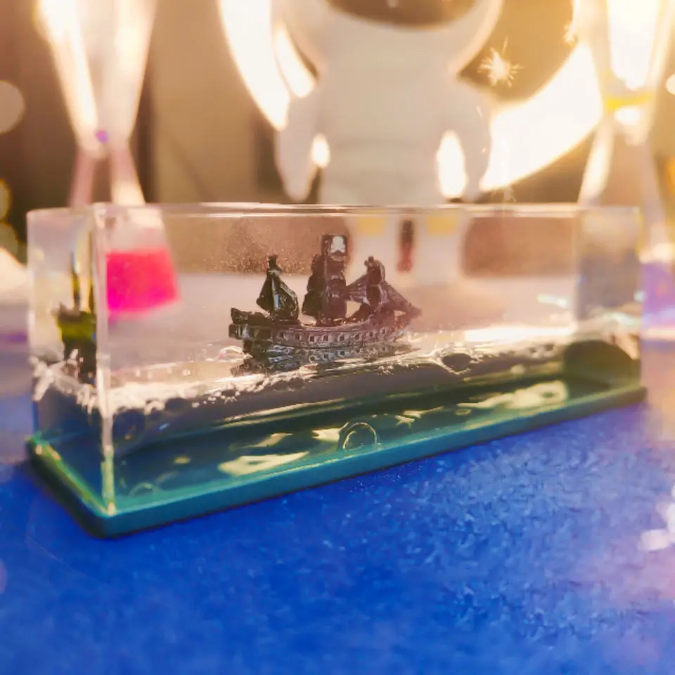 Cruise Schiff Flüssigkeiten Driften Flasche Titanic Flüssigkeit Sanduhr Kreative Schiff Schwimm Boot In Flüssigkeit Miniatur Boot Cruise Flüssigkeit – Detail 14