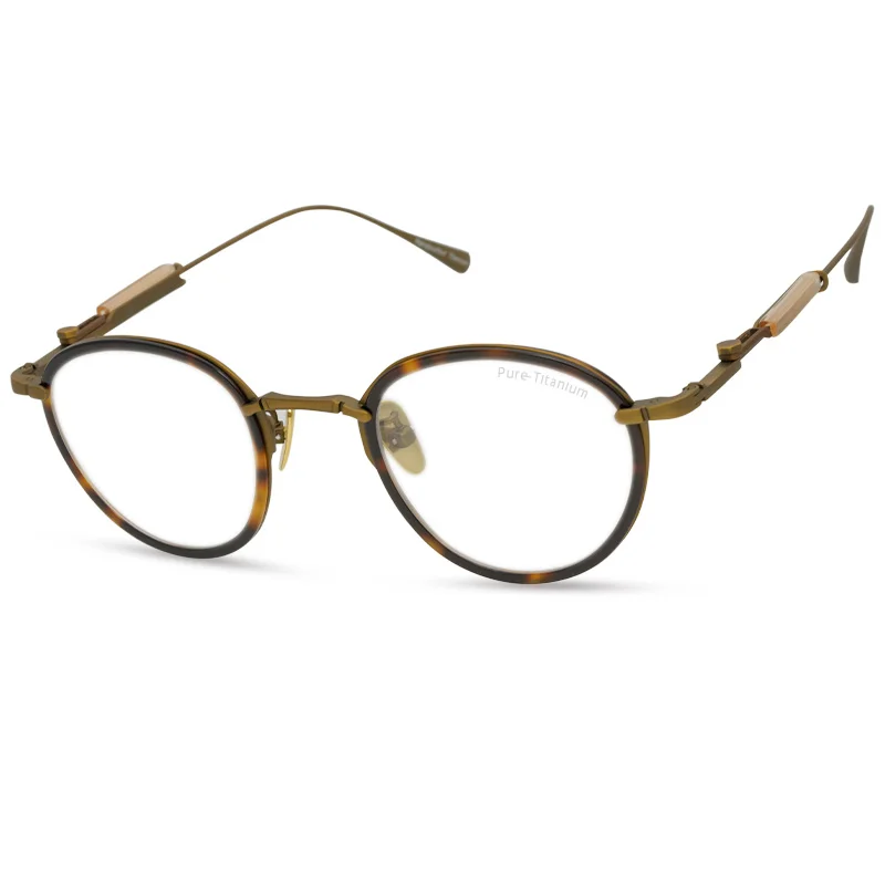 

Retro Japanese Round Frame Glasses Frame Pure Titanium Neutral Optical Glasses Frame