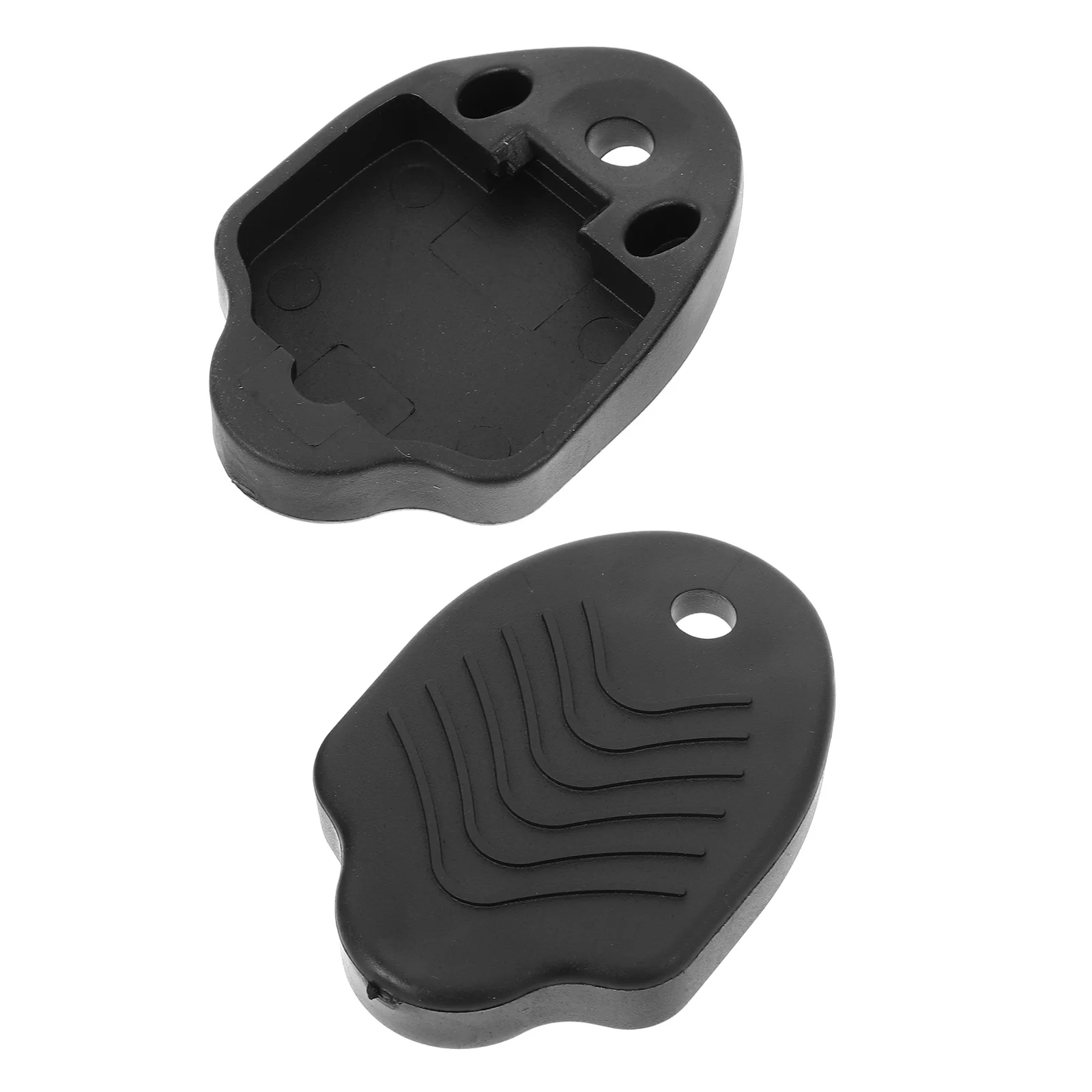

2Pcs Bike Pedal Lock Plate Set Self-Locking Cleat Cover Lightweight Protective Cycling Pedal Cleats Cover Outdoor Use