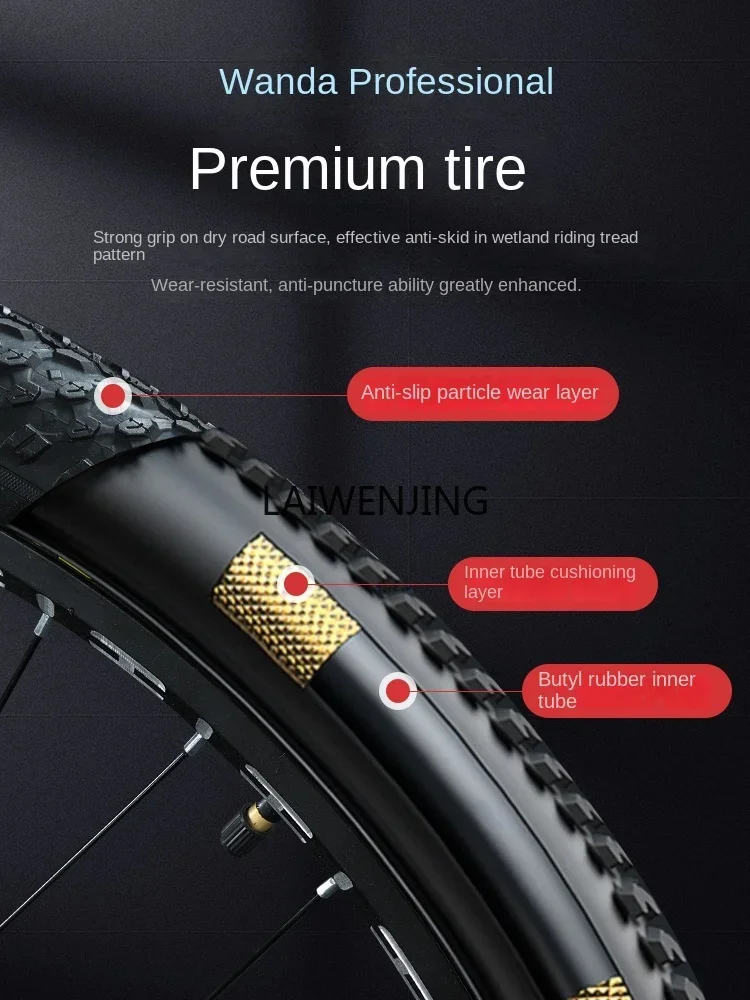 CF New Mountain Bike Adult Male Teenagers Go to Work Soft Tail Double Shock Absorption Variable Speed Bike Female