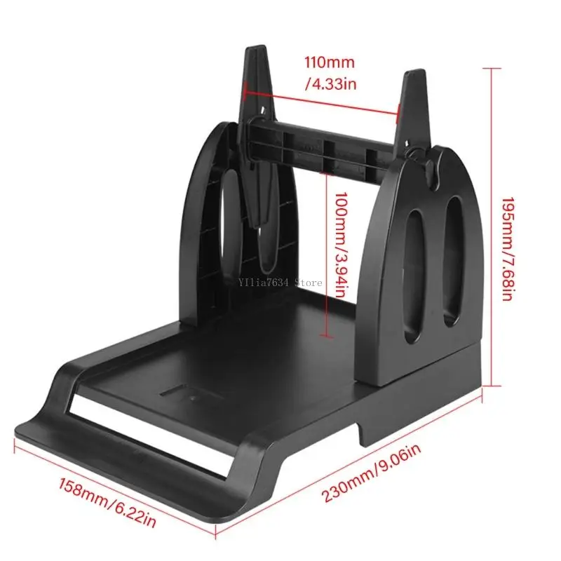  Label Holder External Roll for Desktop Barcode Label Printer Adjustment Space