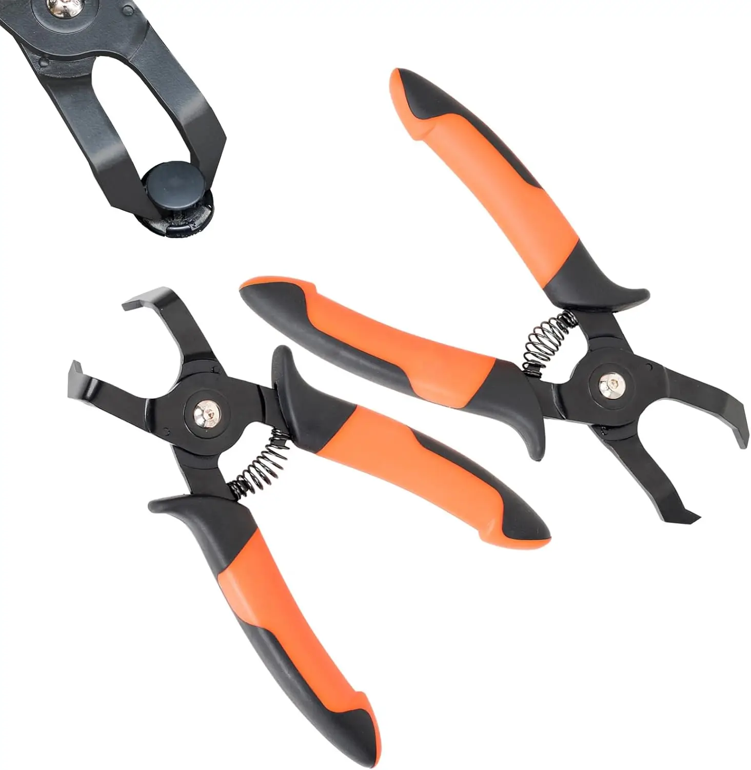 

2PCS Push Pin Pliers Set for Auto Clip Removal - 30° & 80° Angle, Easy Fastener Puller