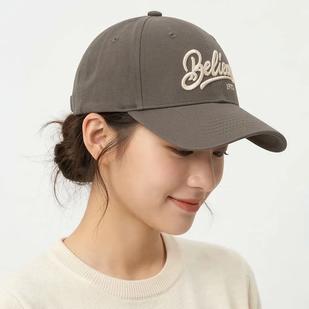 High texture Believe1970 heavy industry embroidery baseball cap European and American simple temperament sunshade cap source