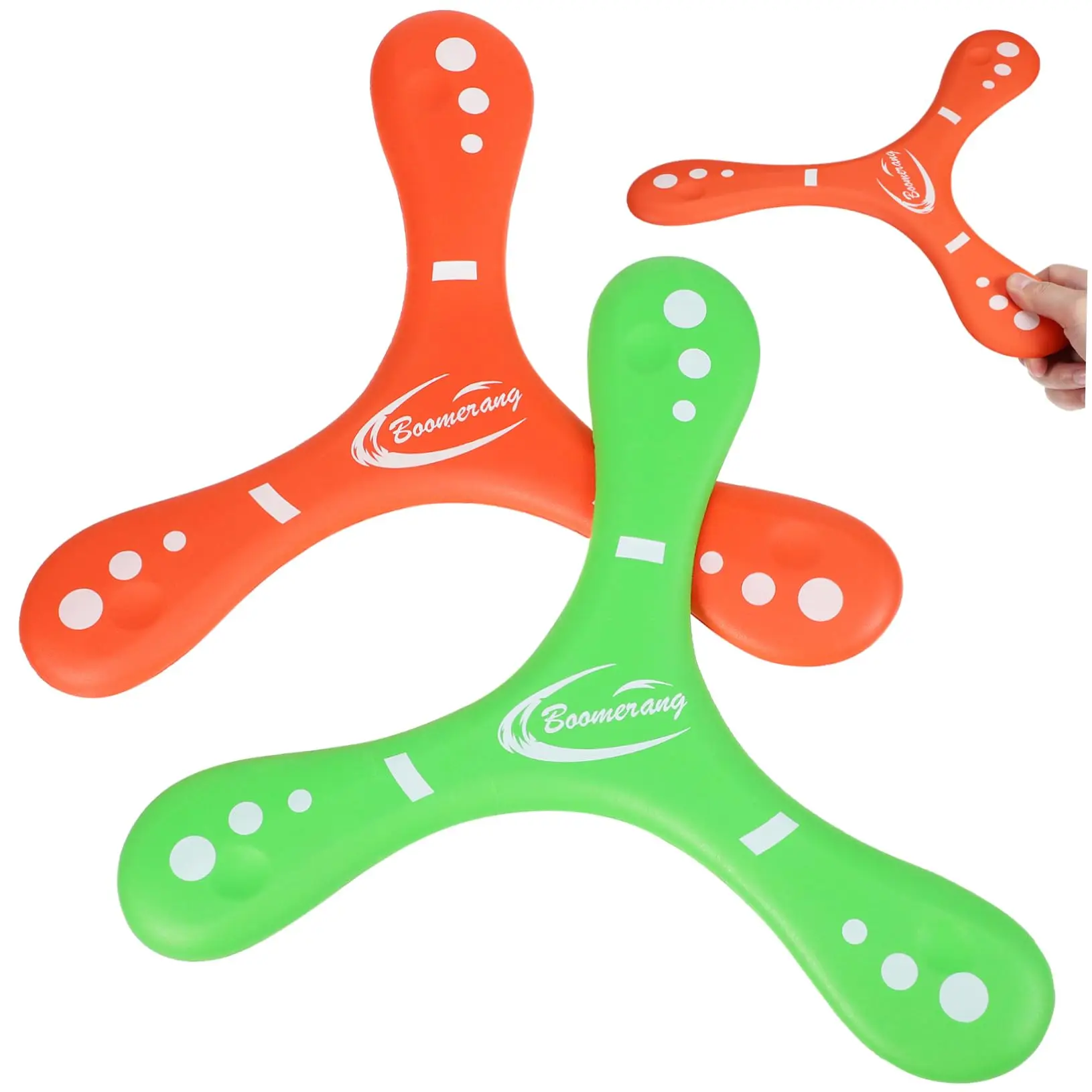 Kinderen Zachte Driebladige Boomerang Terugkerende Boomerang Outdoor Vliegende Boomerang Speelgoed Disc Games voor kinderen Beginners Sport Speelgoed