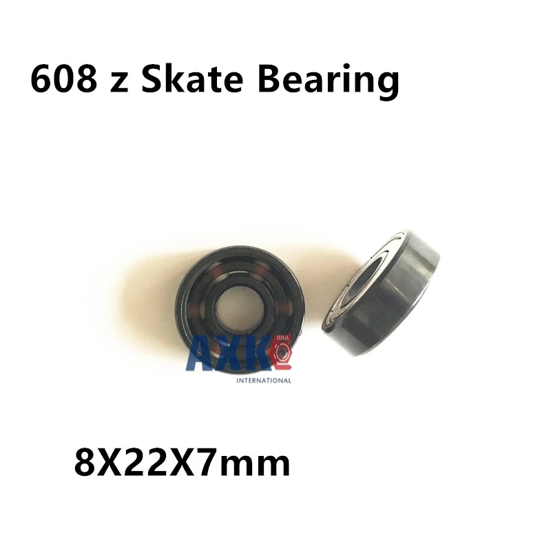 608 z Skate Bearing AXK Brand Speed-11 Hybrid Ceramic White ZrO2 Ball Skateboard Bearing Skating 608Z