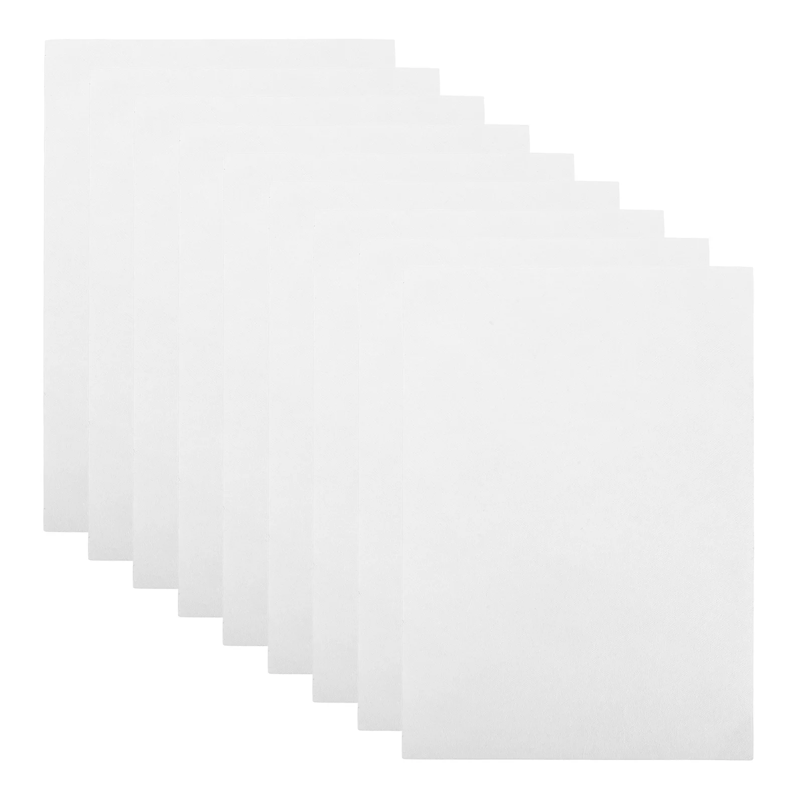 

9Pcs Water Soluble Embroidery Stabilizer Self-Adhesive Non-Woven Fabric 21Cm X 30Cm for Hand Machine Sewing Wash Away Backing