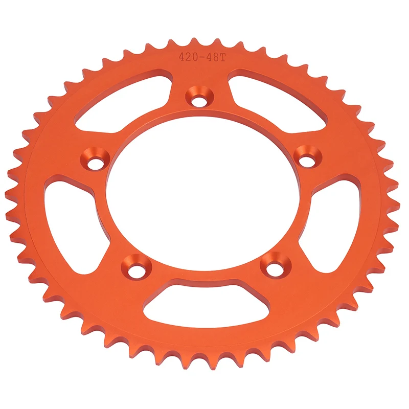 Road Passion Motorcycle 420-48T Large Rear Chain Sprockets For TC65 2017 2018 2019 2020 2021 2022 2023 gear spare parts Wheel