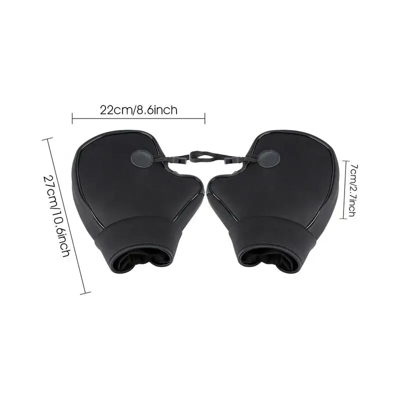 Motorcycle WarmHandlebar Muff Grip Handle Bar Muff Rainproof Riding Protective Winter Scooter Thick  Warmer Thermal Cover Gloves