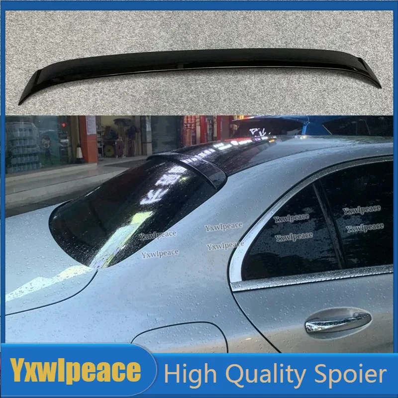 

For Benz C-class W205 Sedan Spoiler 2014-2020 ABS Plastic Primer Color Rear AWindow Roof Spoiler Body Kit Accessories