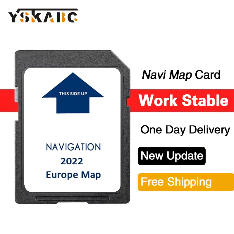 Full Capacity Europe Map Version Software 2022 New Gps Navigation SD Card for IVECO XP Daily