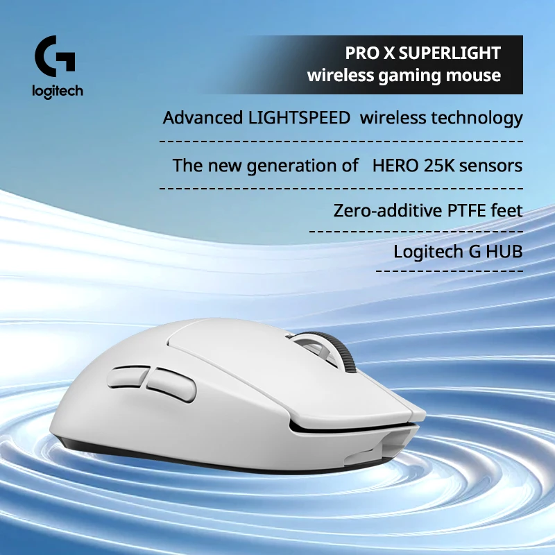 100% original logitech g pro x superlight Gaming Mouse white