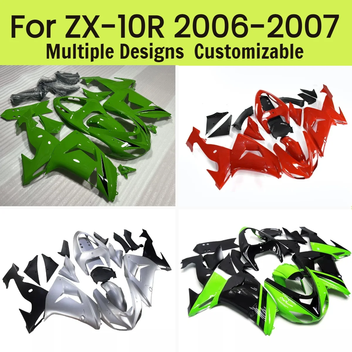 

Горячая новинка: Комплект обтекателей для мотоцикла Kawasaki ZX10R 2006-2007 (полный комплект)
