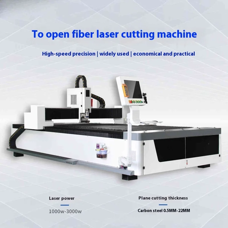 Metal Laser Cutting Machine 4-meter Single Platform Fiber Laser Cutting Machine