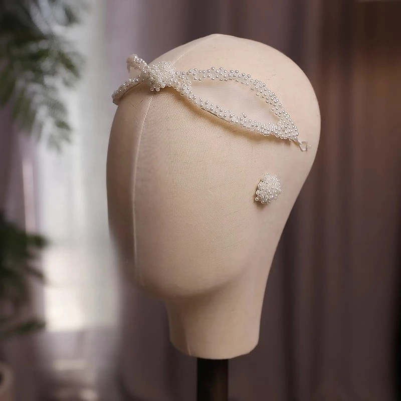 handmade-retro-french-beaded-girl's-headband-bride-wedding-headdress