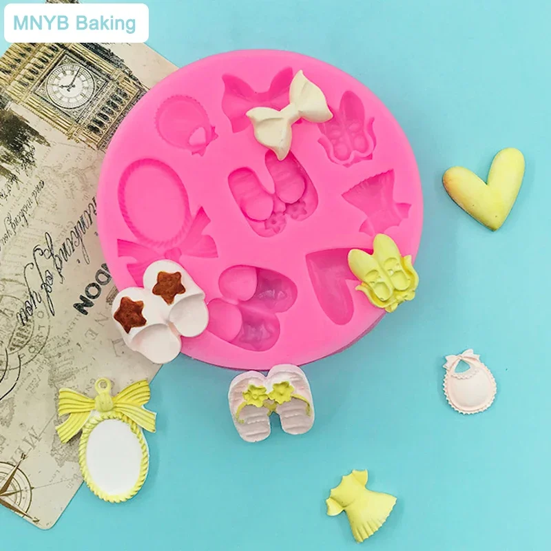 

Sugarcraft Baby Products Cartoon Toy Mold Fondant Cupcake Decorating Cake Sugarpaste Candy Chocolate Gumpaste Silicone Mould DIY